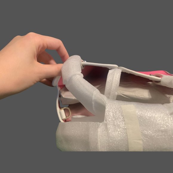 KATE SPADE HIBISCUS TEA SAM CANVAS PLUNGE MEDIUM SATCHEL - NWT NEVER OPENED! - Picture 4 of 5